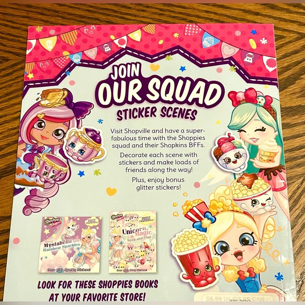 🍭 SHOPKINS SHOPPIES STICKER FUN BOOK 🍭 - Picture 8 of 14